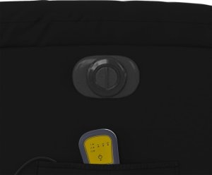 vidaXL Rozkładany fotel masujący, elektryczny, czarny, sztuczna skóra 12