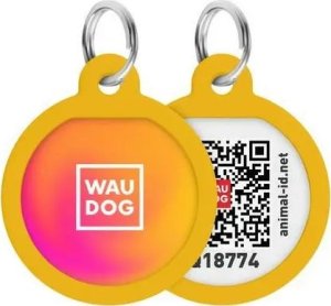 Collar WAUDOG Smart ID Adresówka Dla Psa Pomarańczowa 25mm 1