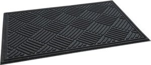 Suszarka na pranie UN WYCIERACZKA ECO RIB -CROSSHATCH 60X90 BLACK (1 SZT) 1