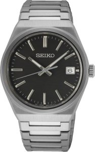 Zegarek Seiko Zegarek męski Seiko SUR557P1 srebrny 1