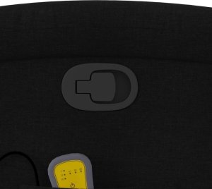 vidaXL Podnoszony fotel masujący, rozkładany, czarny, obity tkaniną 11