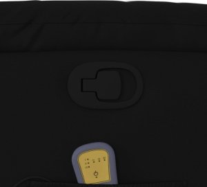 vidaXL Podnoszony fotel masujący, rozkładany, czarny, ekoskóra 11