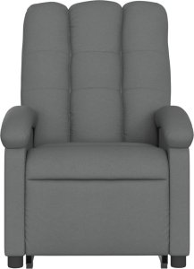 vidaXL Podnoszony fotel masujący, elektryczny, rozkładany, ciemnoszary 8