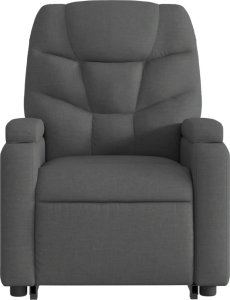 vidaXL Podnoszony fotel masujący, elektryczny, rozkładany, ciemnoszary 9