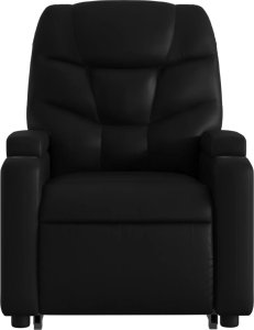 vidaXL Podnoszony fotel masujący, rozkładany, czarny 9