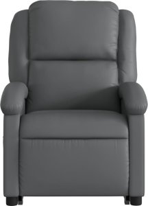 vidaXL Rozkładany fotel pionizujący z masażem, elektryczny, szary 9