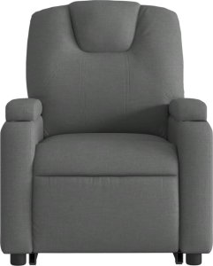 vidaXL Podnoszony fotel masujący, elektryczny, rozkładany, ciemnoszary 9