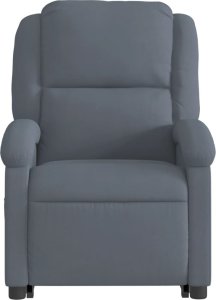 vidaXL Podnoszony fotel masujący, elektryczny, rozkładany, ciemnoszary 9
