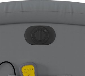 vidaXL Rozkładany fotel pionizujący z masażem, elektryczny, szary 11