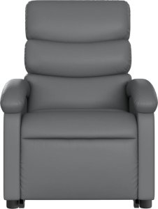 vidaXL Rozkładany fotel pionizujący z masażem, elektryczny, szary 8