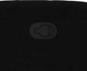 vidaXL Podnoszony fotel rozkładany, czarny, obity tkaniną 12