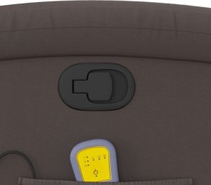 vidaXL Podnoszony fotel rozkładany, ciemny brąz 12