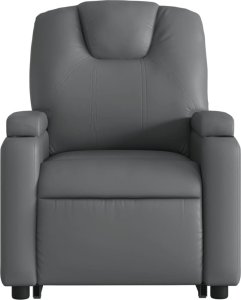 vidaXL Rozkładany fotel pionizujący z masażem, elektryczny, szary 9