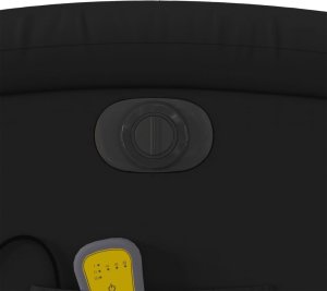 vidaXL Rozkładany fotel pionizujący z masażem, elektryczny, czarny 11