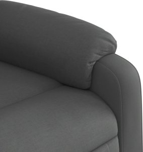 vidaXL Podnoszony fotel masujący, elektryczny, rozkładany, ciemnoszary 12