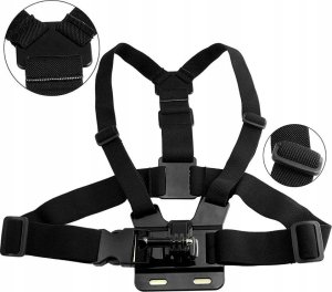 SunnyLife SZELKI UCHWYT CHEST MOUNT DO GOPRO 12 11 10 9 8 7 6 5 4 DJI POCKET HERO OSMO ACTION 9