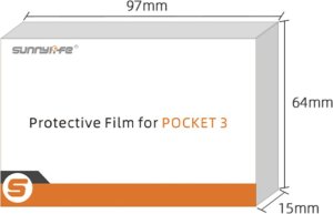 SunnyLife SZKŁO HARTOWANE NA OBIEKTYW I EKRAN DO DJI OSMO POCKET 3 - 4 SZT. 12