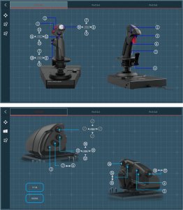 Kontroler Hori HORI PC Kontroler Hotas Flight z systemem mocowania 13
