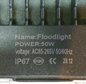 Naświetlacz Tech-Led Halogen Led 50W/230V ultra cienki IP65 slim barwa neutralna 5000K Halogen Led 50W/230V ultra cienki IP65 slim barwa neutralna 5000K 6