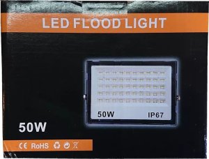 Naświetlacz Tech-Led Halogen Led 50W/230V ultra cienki IP65 slim barwa neutralna 5000K Halogen Led 50W/230V ultra cienki IP65 slim barwa neutralna 5000K 7