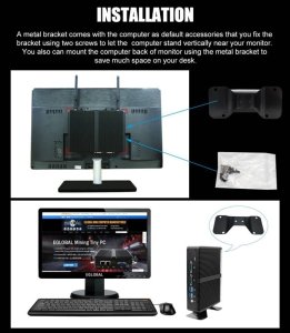 Komputer Eglobal Bezwentylatorowy mini PC M3 Intel J4125, HDMI, VGA, 2xCOM, 2xLAN, WiFi, BT, SIM 11