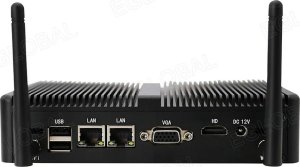 Komputer Eglobal Bezwentylatorowy mini PC M3 Intel J4125, HDMI, VGA, 2xCOM, 2xLAN, WiFi, BT, SIM 3
