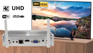 Komputer Eglobal Przemysłowy bezwentylatorowy mini PC M3 Intel Celeron 2955U 1.4GHz, 2xLAN, 2xCOM, HDMI, VGA 8