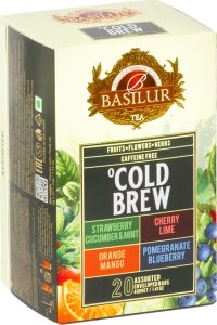 Basilur Basilur COLD BREW ASSORTED zestaw herbat owocowych bez kofeiny 4 smaki - 20 szt. 1