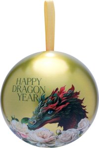 Basilur Basilur HAPPY DRAGON YEAR GOLD herbata czarna CEJLOŃSKA liściasta - bombka 20 g 1