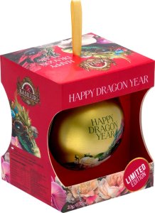 Basilur Basilur HAPPY DRAGON YEAR GOLD herbata czarna CEJLOŃSKA liściasta - bombka 20 g 2
