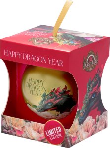 Basilur Basilur HAPPY DRAGON YEAR GOLD herbata czarna CEJLOŃSKA liściasta - bombka 20 g 4