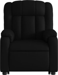 vidaXL Rozkładany fotel pionizujący, elektryczny, czarny, ekoskóra 8