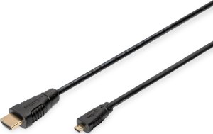 Kabel Triton Digitus HDMI 1.4 1m kabel HDMI HDMI Typu D (Micro) HDMI Typu A (Standard) Czarny 1