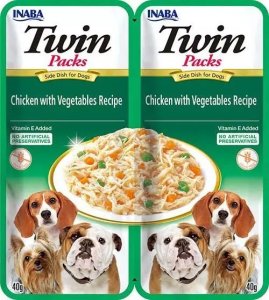 Inaba Foods Inaba Dog Twin Przysmak dla Psów Kurczak Warzywa 2x40g 1