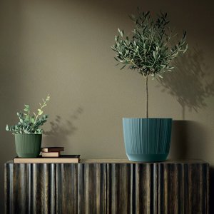 Prosperplast Doniczka RYFO - antracyt śr. 88 mm 2