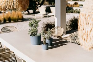 Prosperplast Doniczka RYFO - antracyt śr. 88 mm 3