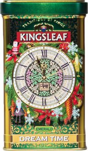 Kingsleaf DREAM TIME EMERALD herbata zielona MIĘTA MAROKAŃSKA liściasta - puszka 75 g 2