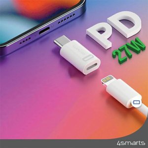 4smarts Adapter Lightning na USB-C PD 27W zestaw 2 sztuk (540711) 4