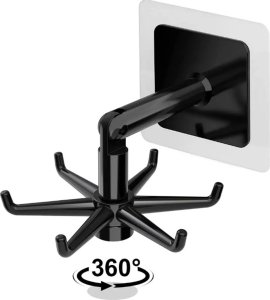 ATL AG880A Wieszak kuchenny obrotowy czarny 3