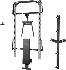 HMS Wielofunkcyjna klatka treningowa składana HMS KLT22 szara 3