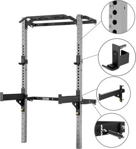 HMS Wielofunkcyjna klatka treningowa składana HMS KLT22 szara 6