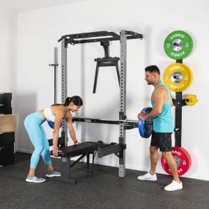 HMS Wielofunkcyjna klatka treningowa składana HMS KLT22 szara 10