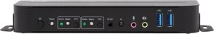 Przełącznik Eaton Eaton Tripp Lite series DisplayPort USB KVM Switch 2-Port 4K 60Hz HDR DP 1.4 USB Cables - KVM-/Audio-/USB-Switch - 2 x KVM/Audio/USB - 1 lokaler Benutzer - Desktop 2