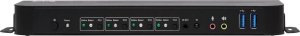 Przełącznik Eaton Tripp Lite series 4-Port DisplayPort KVM with Dual Console Ports (DP and HDMI), 4K 60Hz 4:4:4, DP1.4 with IR Remote - KVM-/Audio-/USB-Switch - 4 x KVM/Audio/USB - 1 lokalny użytkownik - Desktop 2