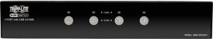 Przełącznik Eaton Tripp Lite series 4-Port DisplayPort KVM Switch w/Audio, Cables and USB 3.0 SuperSpeed Hub - KVM-/Audio-/USB-Switch - 4 x KVM/Audio/USB - 1 lokalny użytkownik - Desktop 3