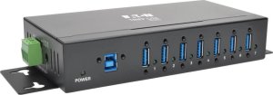 HUB USB Eaton Eaton Tripp Lite series 7-Port USB 3.0 Hub SuperSpeed with Dedicated 2A USB Charging iPad Tablet Metal - Hub - 7 x SuperSpeed USB 3.0 - an DIN-Schiene montierbar, wandmontierbar 10