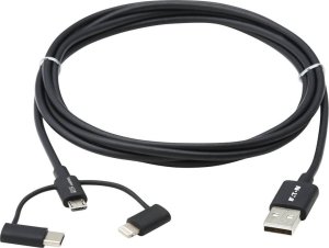Kabel USB Eaton USB-A - micro-B 1.8 m Czarny (M101-006-LMC-BK) 3
