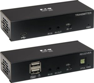 Eaton Eaton Tripp Lite Series DisplayPort over Cat6 KVM Extender Kit, Transmitter and Receiver, USB, 4K 30Hz, DP1.2a, PoC, HDCP 2.2, 230 ft., TAA - Erweiterung fur Video/Audio - 10Mb LAN, HDMI, DisplayPort - uber CAT 6 - bis zu 70 m - TAA-konform 1