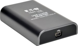 Adapter USB Eaton Eaton Tripp Lite Series USB 2.0 to VGA Dual Multi-Monitor External Video Graphics Card Adapter 1080p 60Hz - Externer Videoadapter - USB 2.0 - D-Sub 3