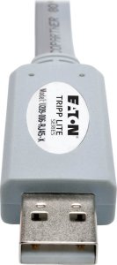 Adapter USB Eaton Eaton Tripp Lite Series USB to RJ45 Cisco Serial Rollover Cable, USB Type-A to RJ45 M/M, 6 ft - Serieller Adapter - USB - Grau 3